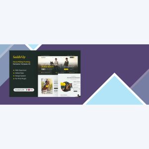 SaddleUp – Horse Riding Training Elementor Template Kit