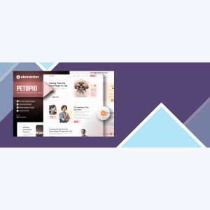 Petopio – Pet Grooming and Vetenary Elementor Template Kit