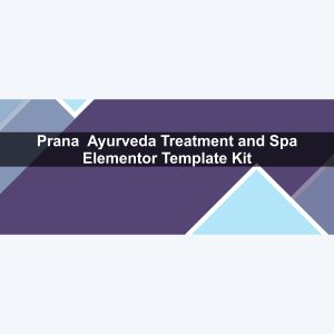 Prana – Ayurveda Treatment and Spa Elementor Template Kit
