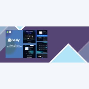 Sasly – Cloud Software Agency Elementor Template Kit