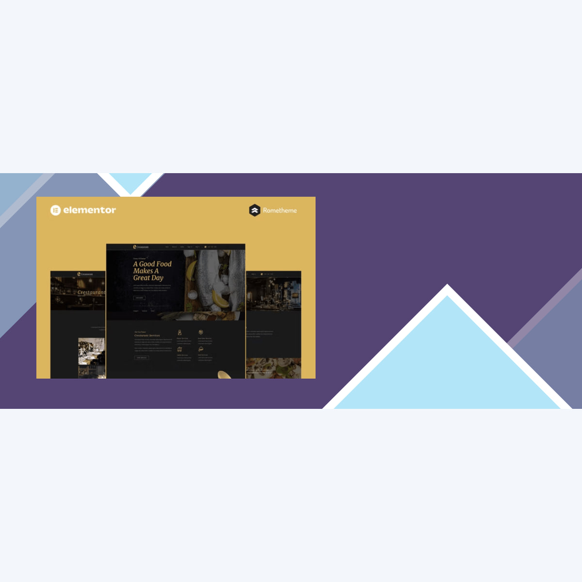 Crestaurant – Elegant Restaurant Pro Full Site Elementor Template Kit