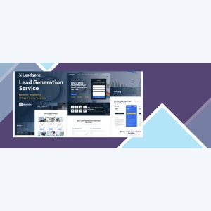 Leadgenz – Lead Generation and Sales Agency WordPress Elementor Template Kit