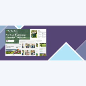 PuriGarden – Gardener and Landscape Elementor Pro Template Kit