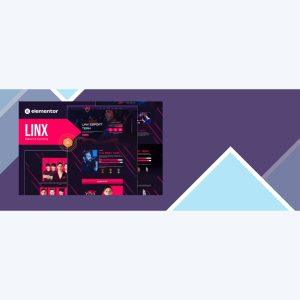 Linx – Esport and Gaming Elementor Template Kit