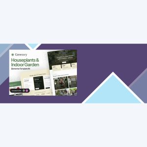 Greenvy – Houseplants and Indoor Garden Elementor Template Kit
