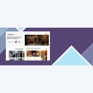 Heatrix – Fireplace and Chimney Services Elementor Template Kit