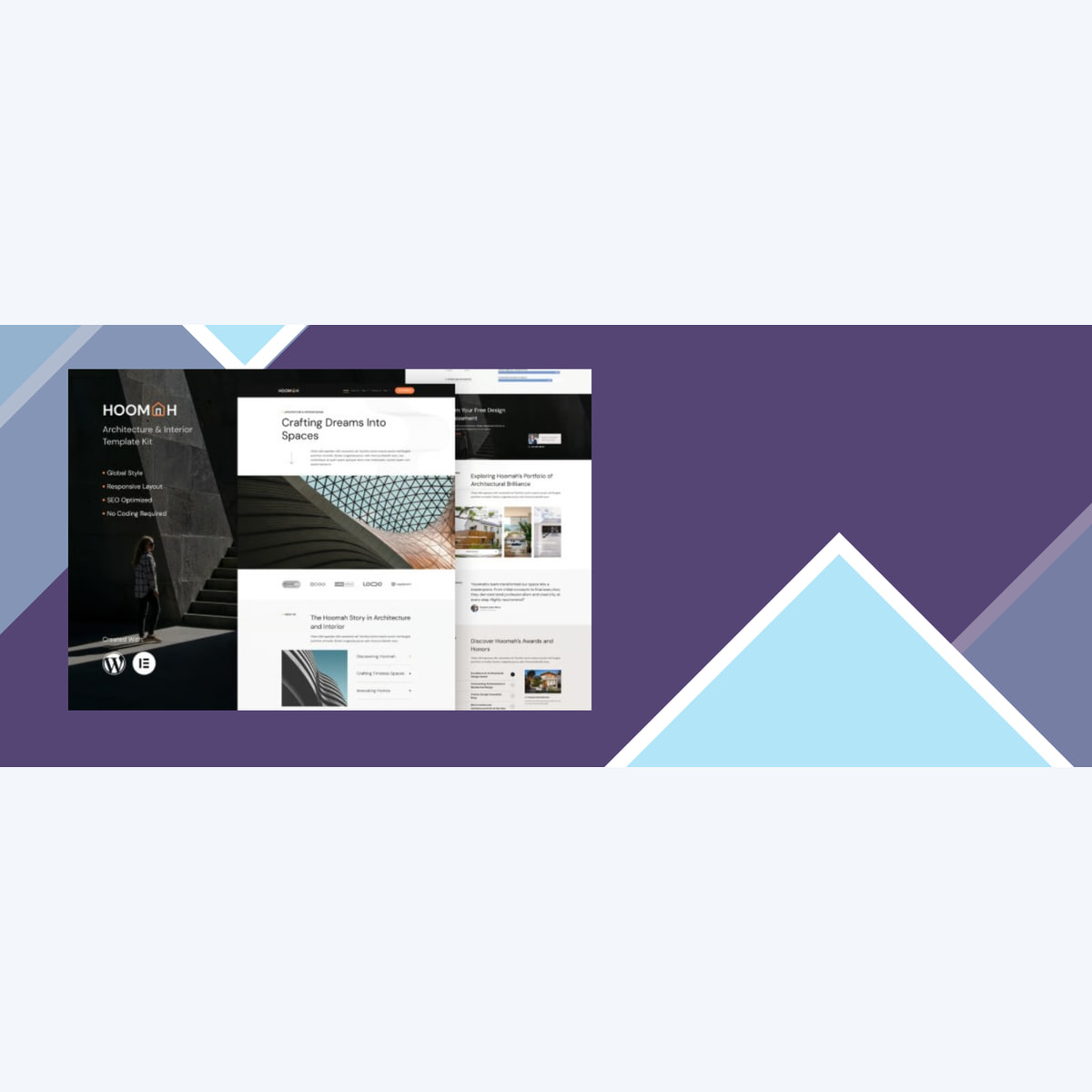Hoomah – Architecture and Design Interior Elementor Pro Template Kit
