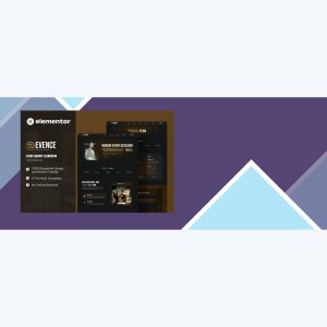 Evence – Event Agency Elementor Template Kit