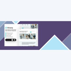 Hireta – Human Resource and Recruitment Agency Elementor Template Kit