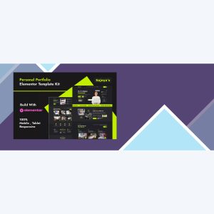 Sajeya – Personal Portfolio Elementor Template Kit