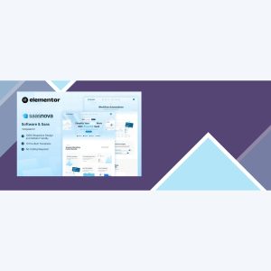 SaaSNova – Software and Saas Elementor Template Kit