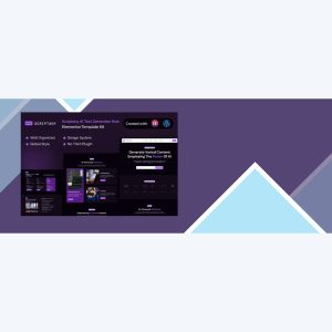 Scriptany – AI Text Generator Hub Elementor Pro Template Kit