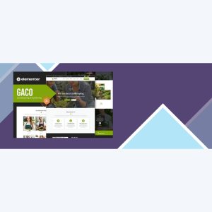Gaco – Landscape and Gardening Elementor Template Kit