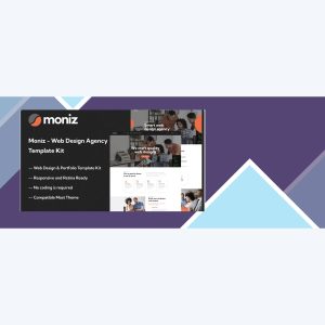 Moniz – Web Design Agency Elementor Template Kit