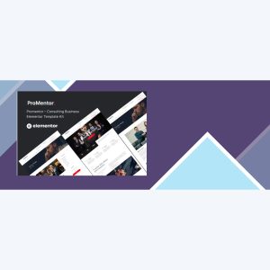 Promentor – Business Consulting Elementor Template Kit