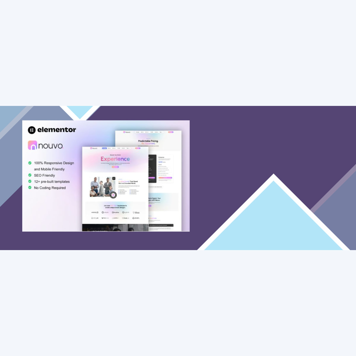 Nouvo – Digital Marketing Agency Elementor Pro Template Kit