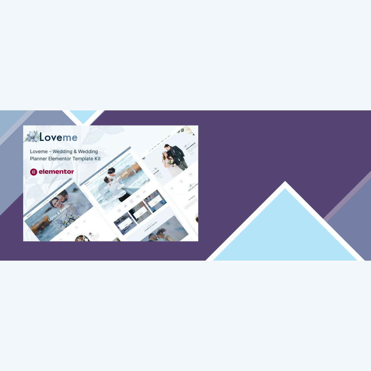 Loveme – Wedding and Wedding Planner Elementor Template Kit