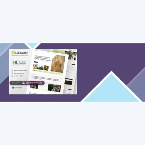 Lensoria – Photographer Studio Portfolio Elementor Template Kit