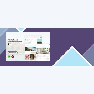 Elliad – Private Resort Elementor Template Kit