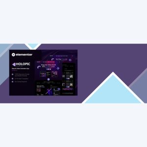 Holopic – Saas AI Generator App Elementor Template Kit