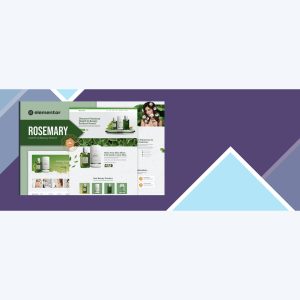 Rosemary – Health & Beauty Brand Elementor Template Kit