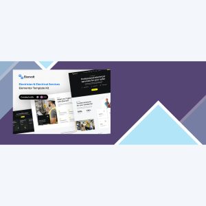 Elecvolt – Electrician and Electrical Services Elementor Template Kit