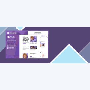 Maple – Wellness and Lifestyle Coaching Elementor Template Kit