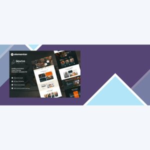 Gourca – Healthy and Clean Food Catering Elementor Template Kit
