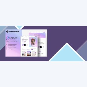 Digityze – Digital Marketing Agency Elementor Template Kit
