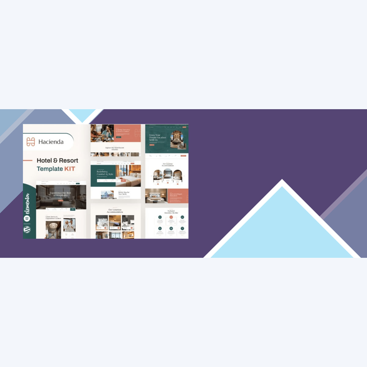 Hacienda – Hotel and Resort Elementor Template Kit