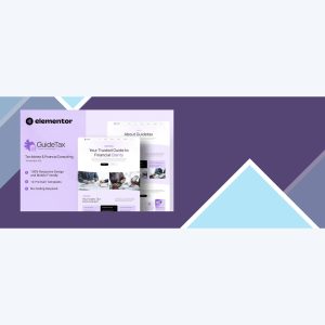 GuideTax – Tax Advisor and Financial Colsulting Elementor Template Kit
