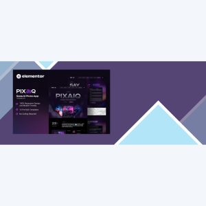 Pixaiq – Saas AI Photo App Elementor Template Kit