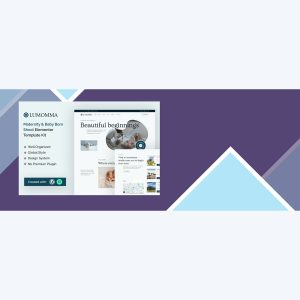 Lumomma Maternity and Baby Born Shoot Elementor Template Kit