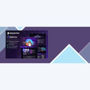 Digitronix – Dark Digital Agency Elementor Pro Template Kit