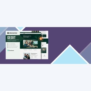 Gedit – Management Consulting Firms Elementor Template Kit