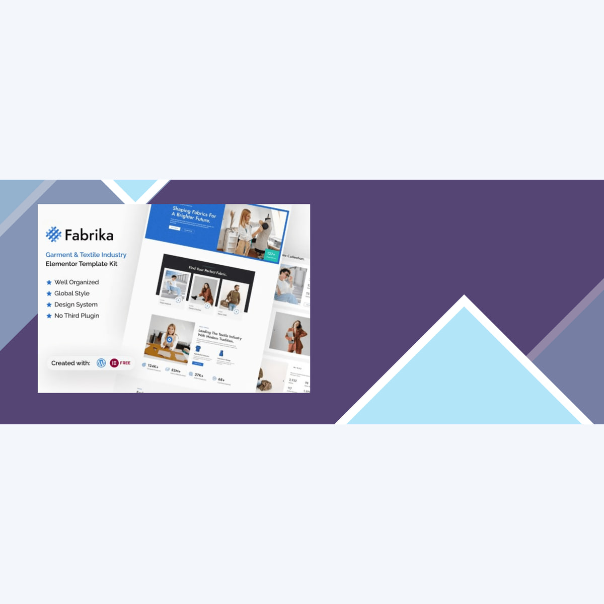 Fabrika – Garment and Textile Industry Elementor Template Kit