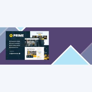 Prime – Industrial and Manufacturing Elementor Template Kit