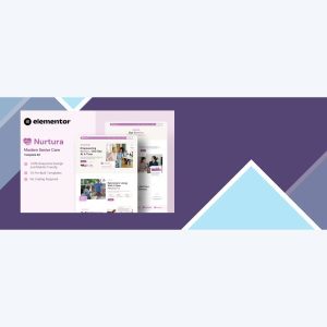 Nurtura – Modern Senior Care Elementor Template Kit