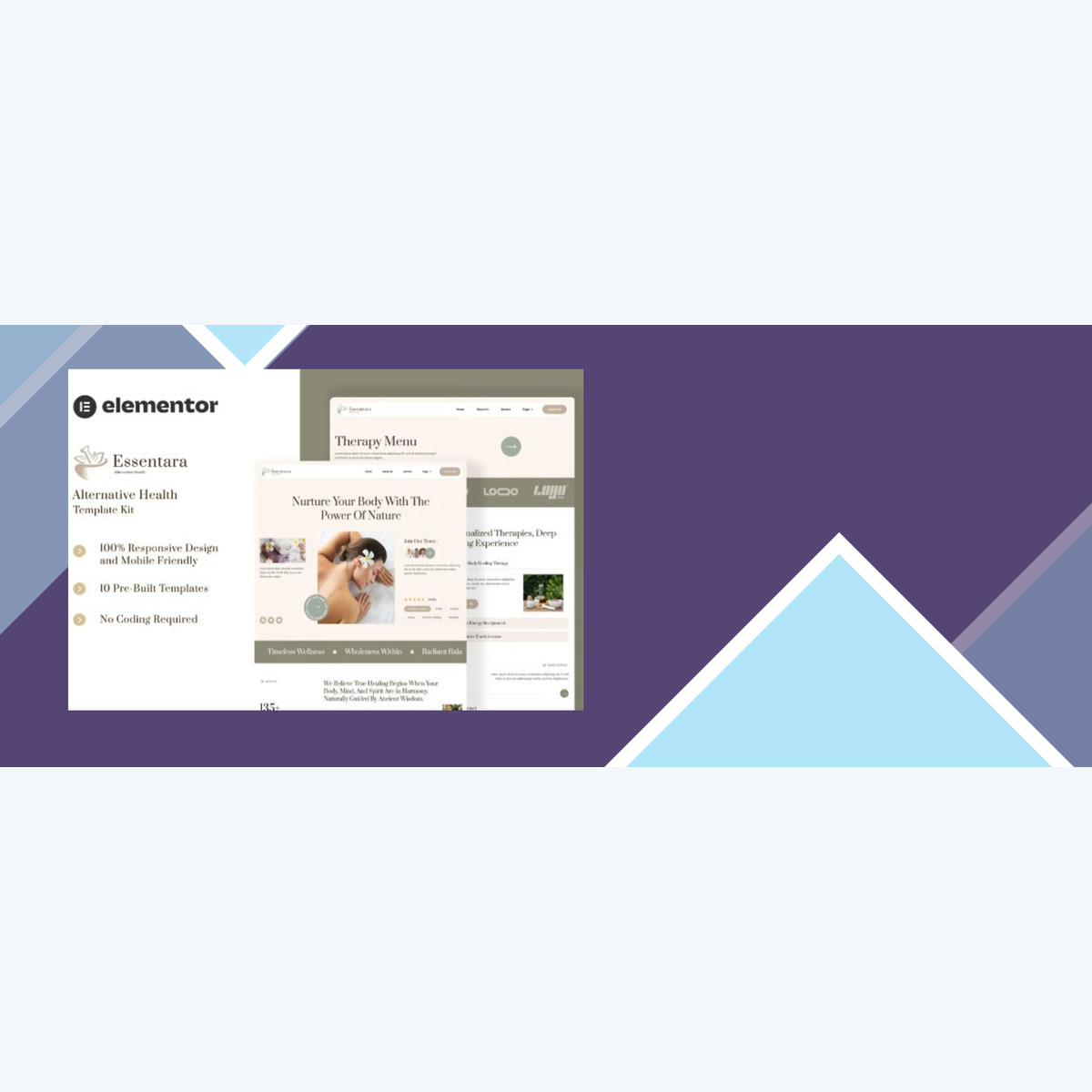 Essentara – Alternative Health Elementor Template Kit