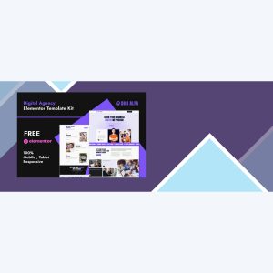 DigiAlfa – Digital Agency Elementor Template Kit
