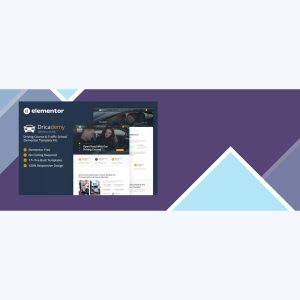 Dricademy – Driving Course and Traffic School Elementor Template Kit