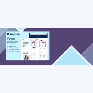 Finable – Online Payment Gateway and Fintech Elementor Template Kit