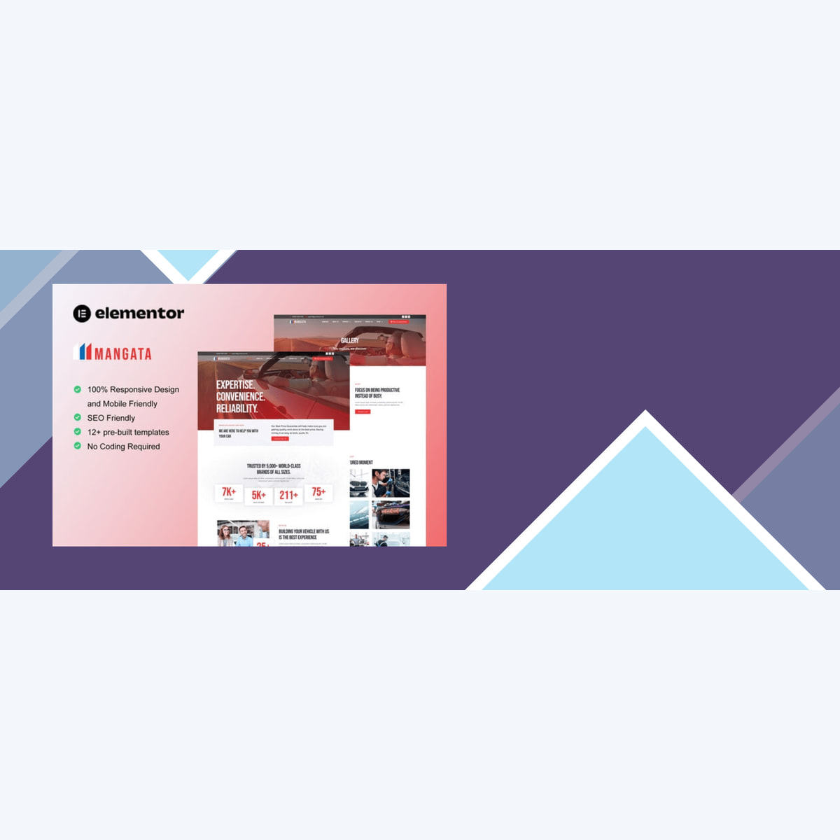 Mangata – Car Painting & Repair Elementor Template Kit