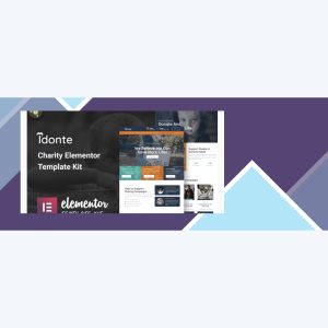 iDonte – Charity Non-Profit Elementor Template Kit