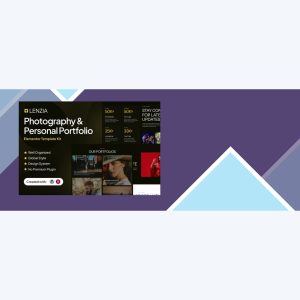 Lenzia – Photography and Personal Portfolio Elementor Template Kit