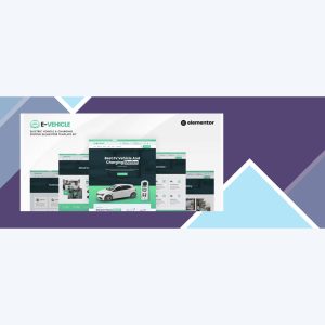 EVehicle – Electric Vehicle and Charging Station Elementor Template Kit