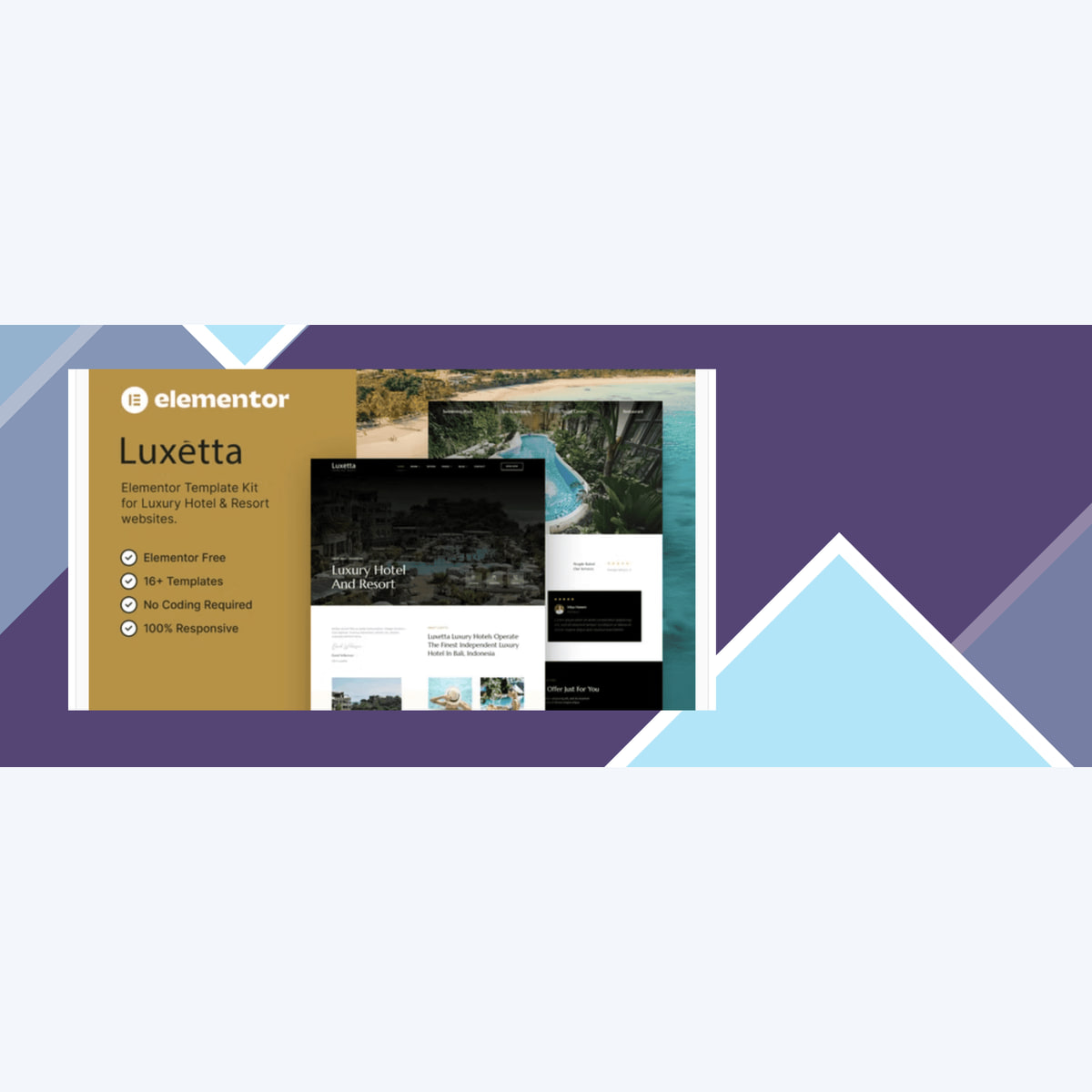 Luxetta – Luxury Hotel and Resort Elementor Template Kit