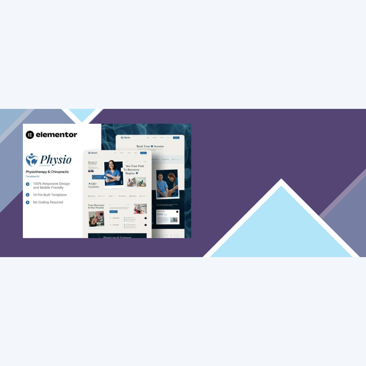 Physio – Physiotherapy and Chiropractic Elementor Template Kit