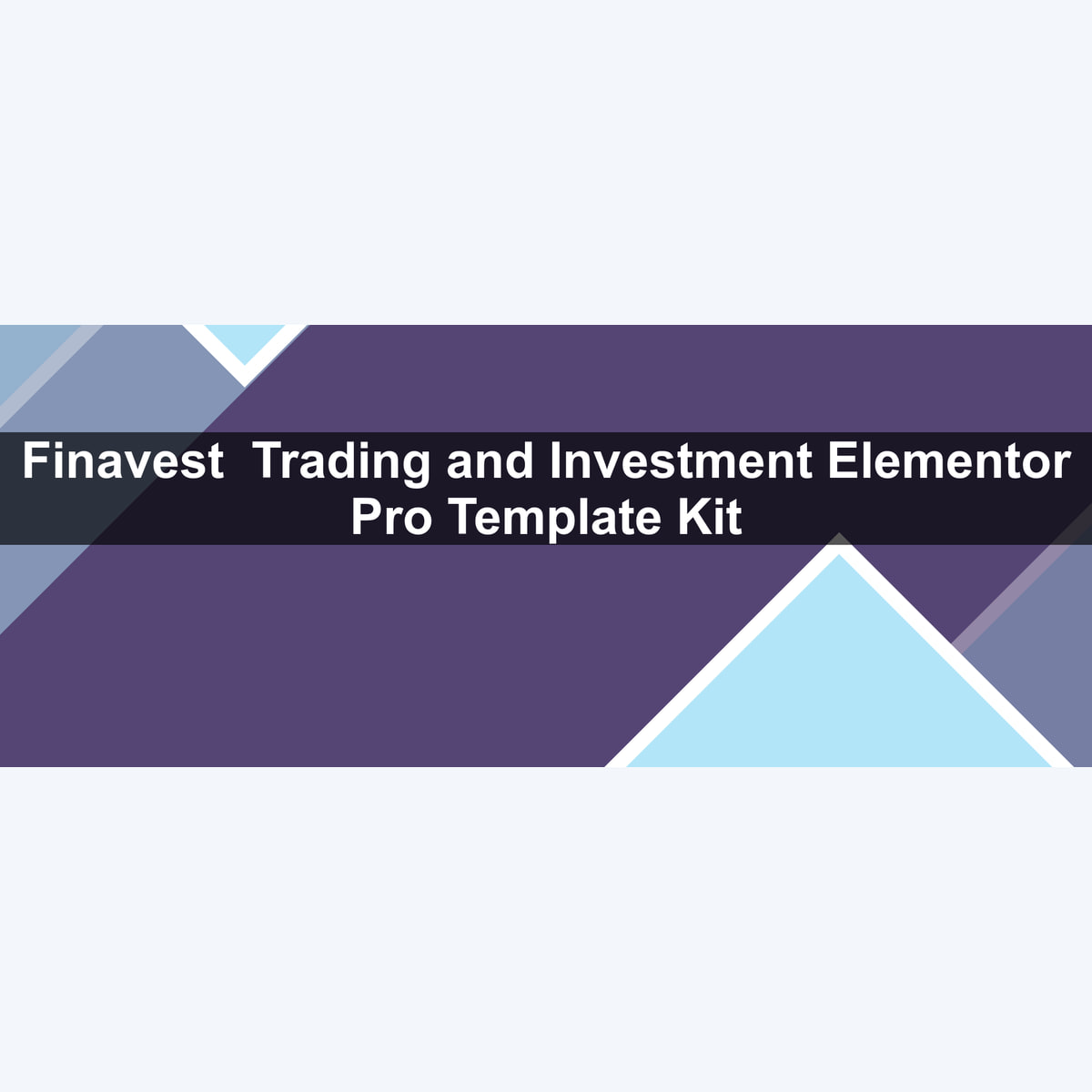 Finavest – Trading and Investment Elementor Pro Template Kit
