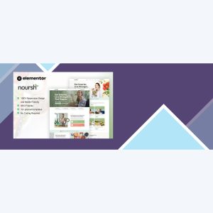 Noursh – Healthy Food and Nutrition Elementor Pro Template Kit